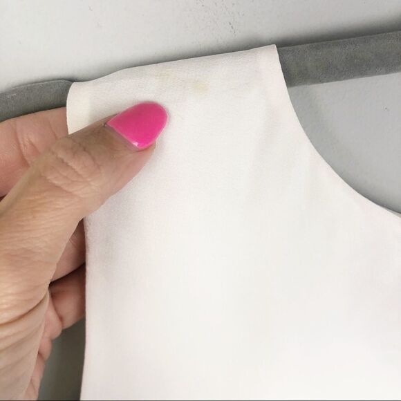 TIBI | Silk Bird Print Sleeveless Shift Dress Sz 0 - Picture 9 of 10